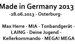 Made in Germany Tickets