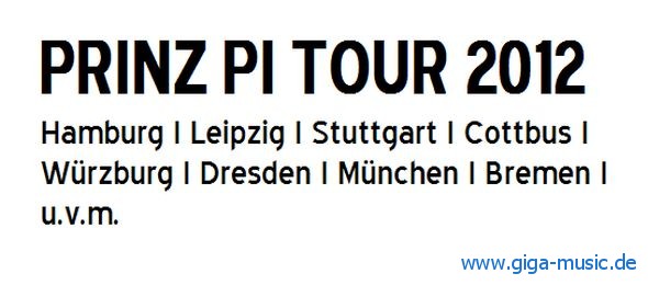 Prinz Pi-Tickets