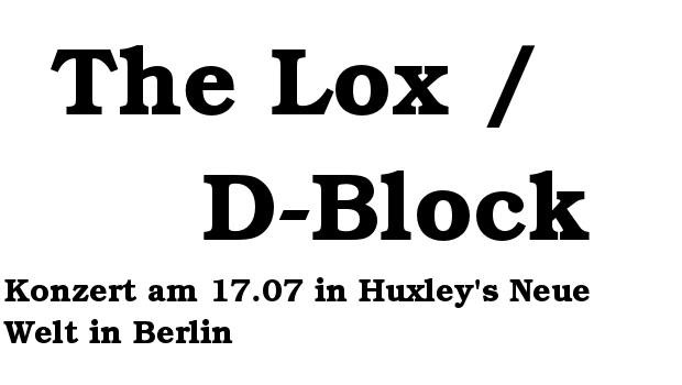 The Lox / D-block Show 2015